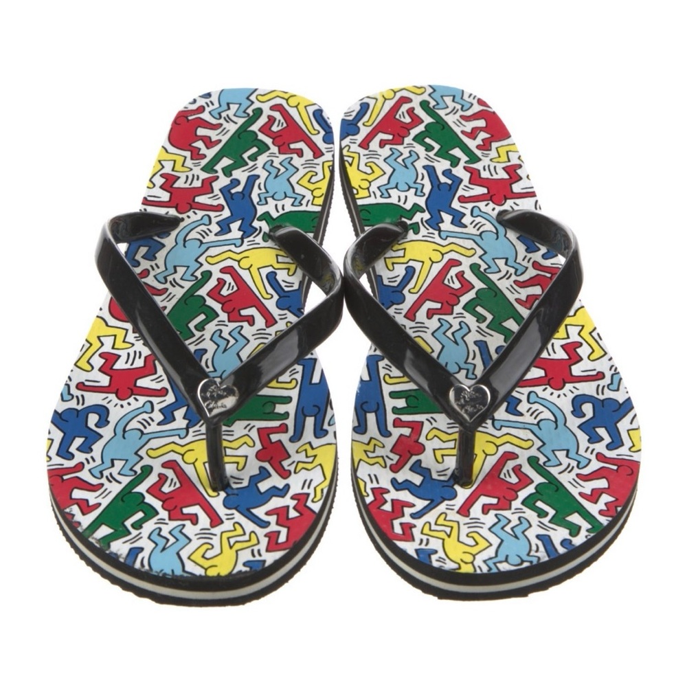 Alice + Olivia Keith Haring x AO EVA Flip Flops Sold out